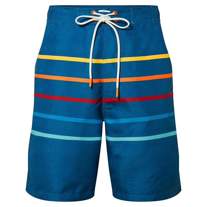 Colton Mens Swimming Shorts - Steel Blue Marl