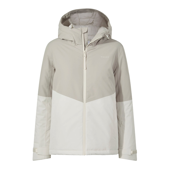Corvara Womens Waterproof Insulated Ski Jacket - Simply Taupe