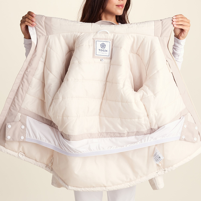 Corvara Womens Waterproof Insulated Ski Jacket - Simply Taupe