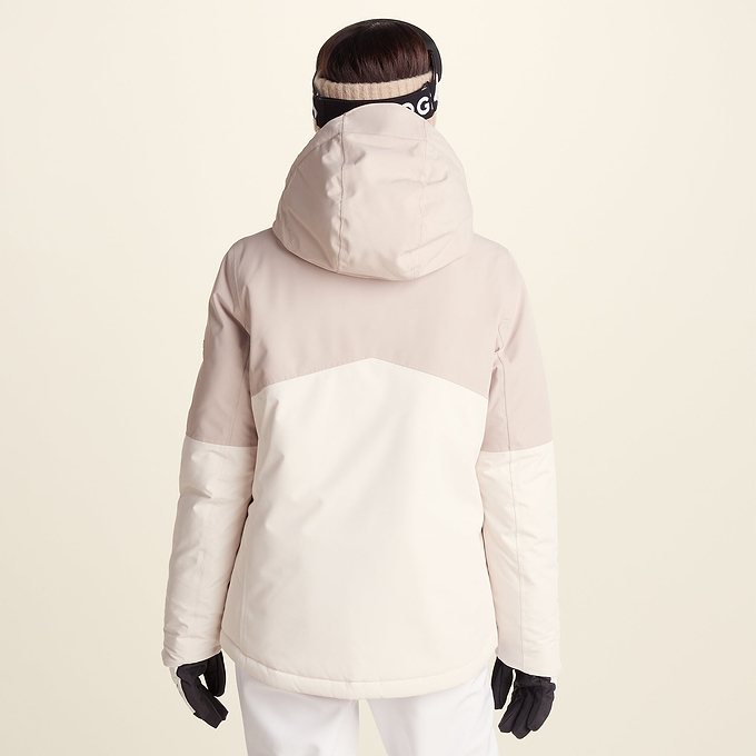 Corvara Womens Waterproof Insulated Ski Jacket - Simply Taupe