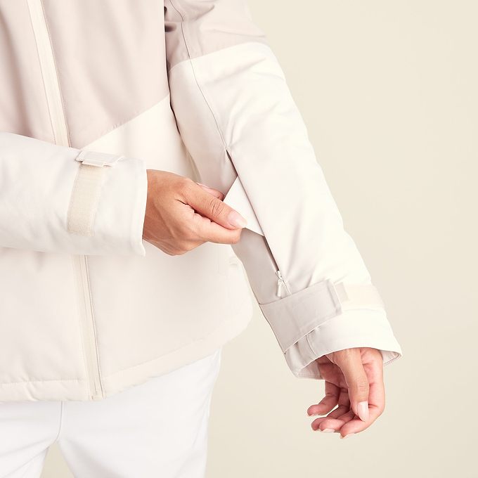 Corvara Womens Waterproof Insulated Ski Jacket - Simply Taupe