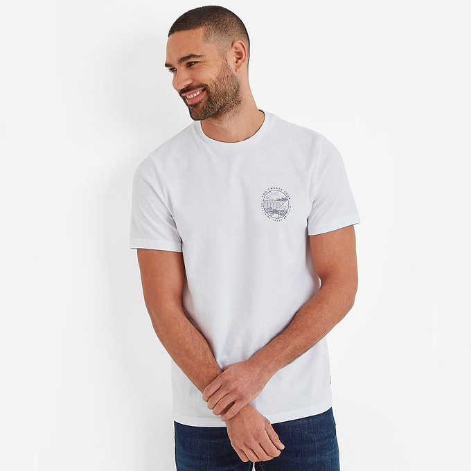 Country Mens T-Shirt - Optic White