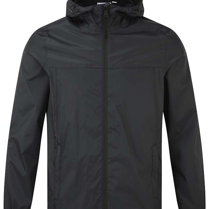 Craven Mens Waterproof Packaway Jacket - Black