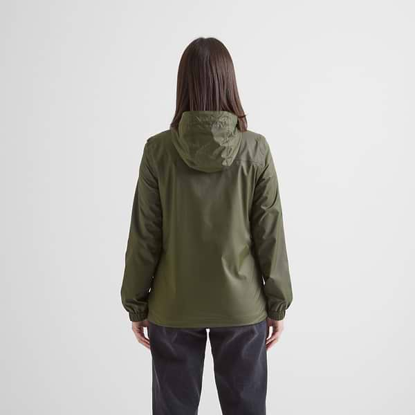 Craven Womens Waterproof Packaway Jacket - Khaki