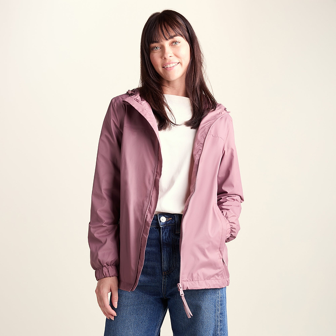 Craven Womens Waterproof Packaway Jacket - Mauve