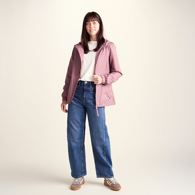 Craven Womens Waterproof Packaway Jacket - Mauve