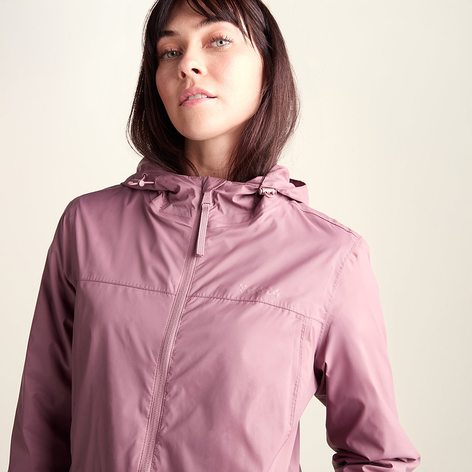 Craven Womens Waterproof Packaway Jacket - Mauve