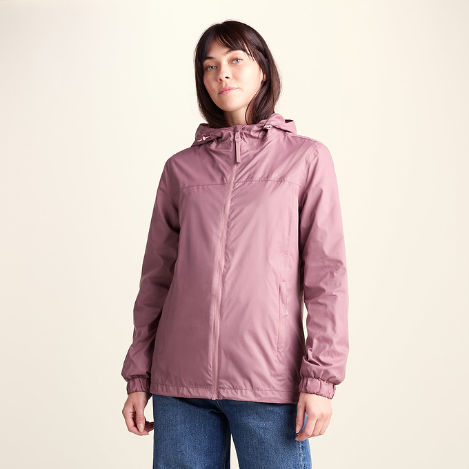 Craven Womens Waterproof Packaway Jacket - Mauve