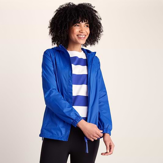 Craven Womens Waterproof Packaway Jacket - Ultra-Marine Blue
