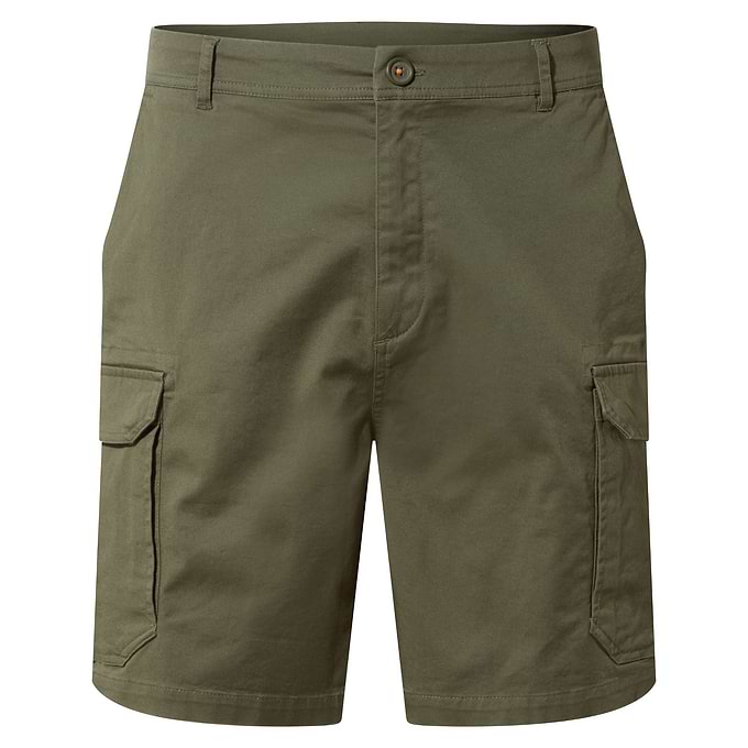Credo Mens Supersoft Cargo Shorts - Forage Green