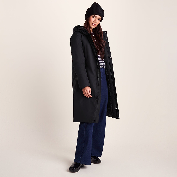 Dalton Womens Longline Waterproof Insulated Coat - Black