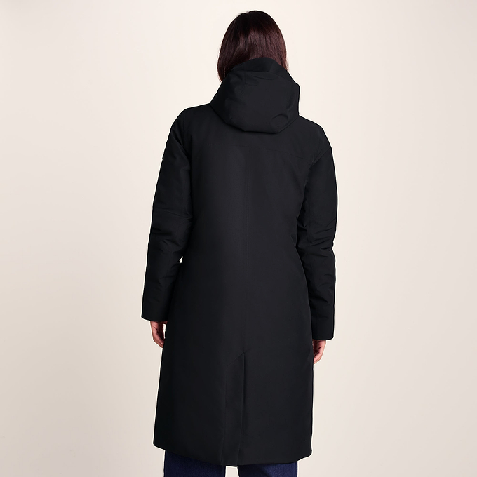 Dalton Womens Longline Waterproof Insulated Coat - Black