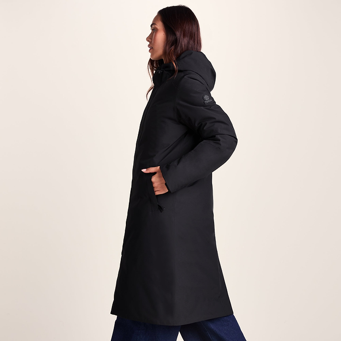 Dalton Womens Longline Waterproof Insulated Coat - Black