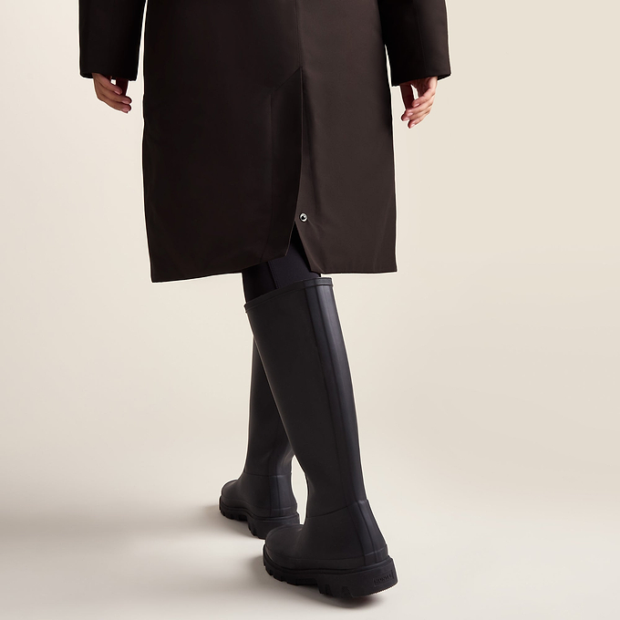 Dalton Womens Longline Waterproof Insulated Coat - Chocolate Brown