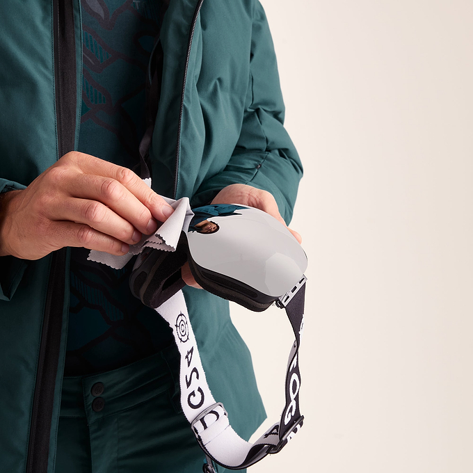 Davos Mens Shower Resistant Insulated Ski Jacket - Dark Turquoise