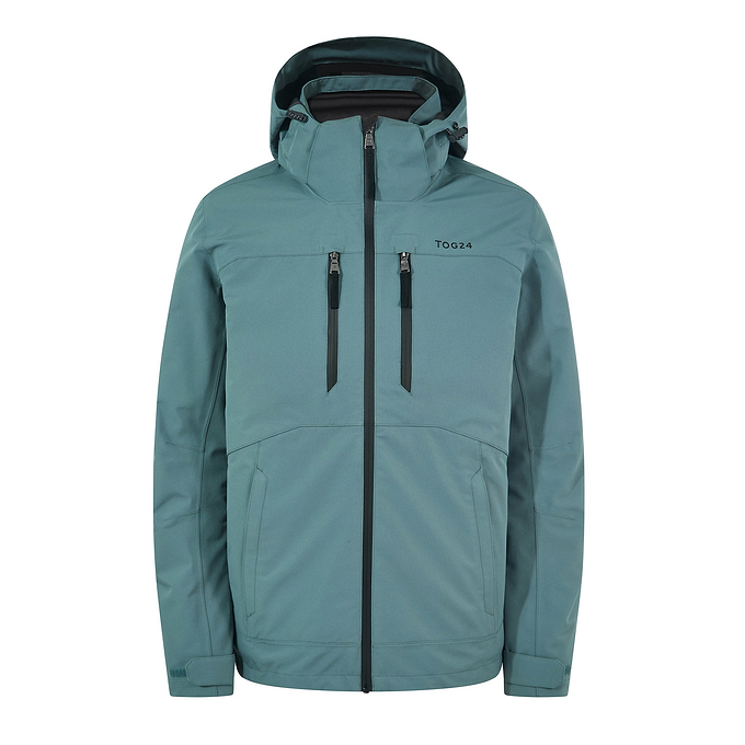 Denton Mens 3-in-1 Waterproof Jacket - Light Teal