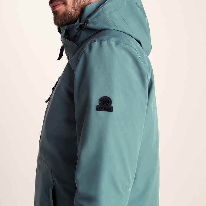 Denton Mens 3-in-1 Waterproof Jacket - Light Teal