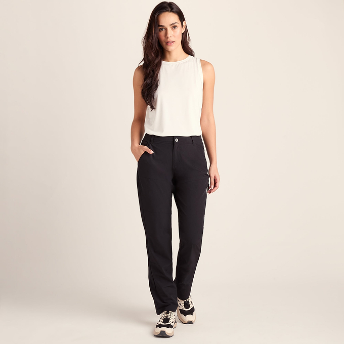 Denver Womens Walking Trousers Long - Black