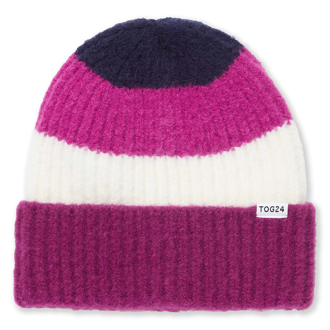 Desmon Knit Hat - Purple Berry