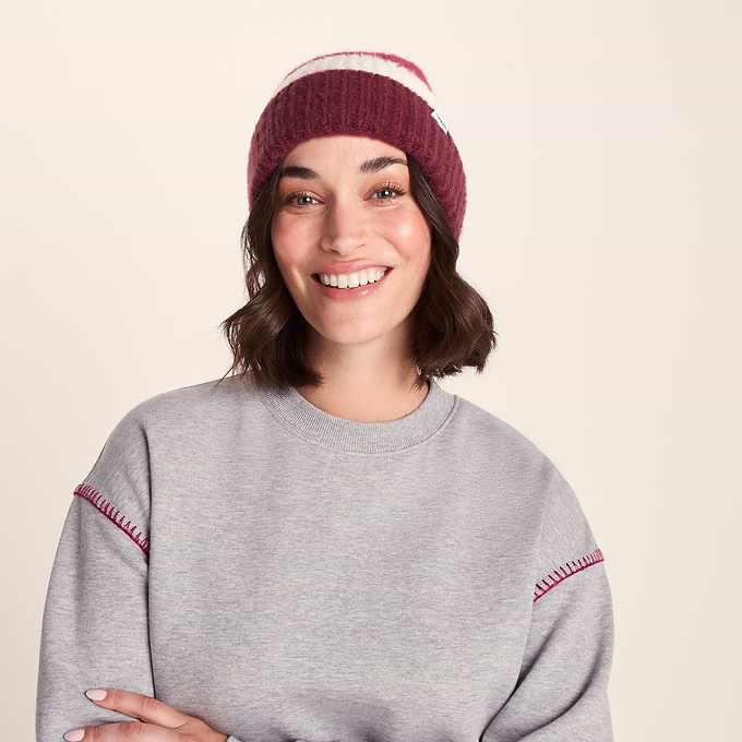 Desmon Knit Hat - Washed Burgundy