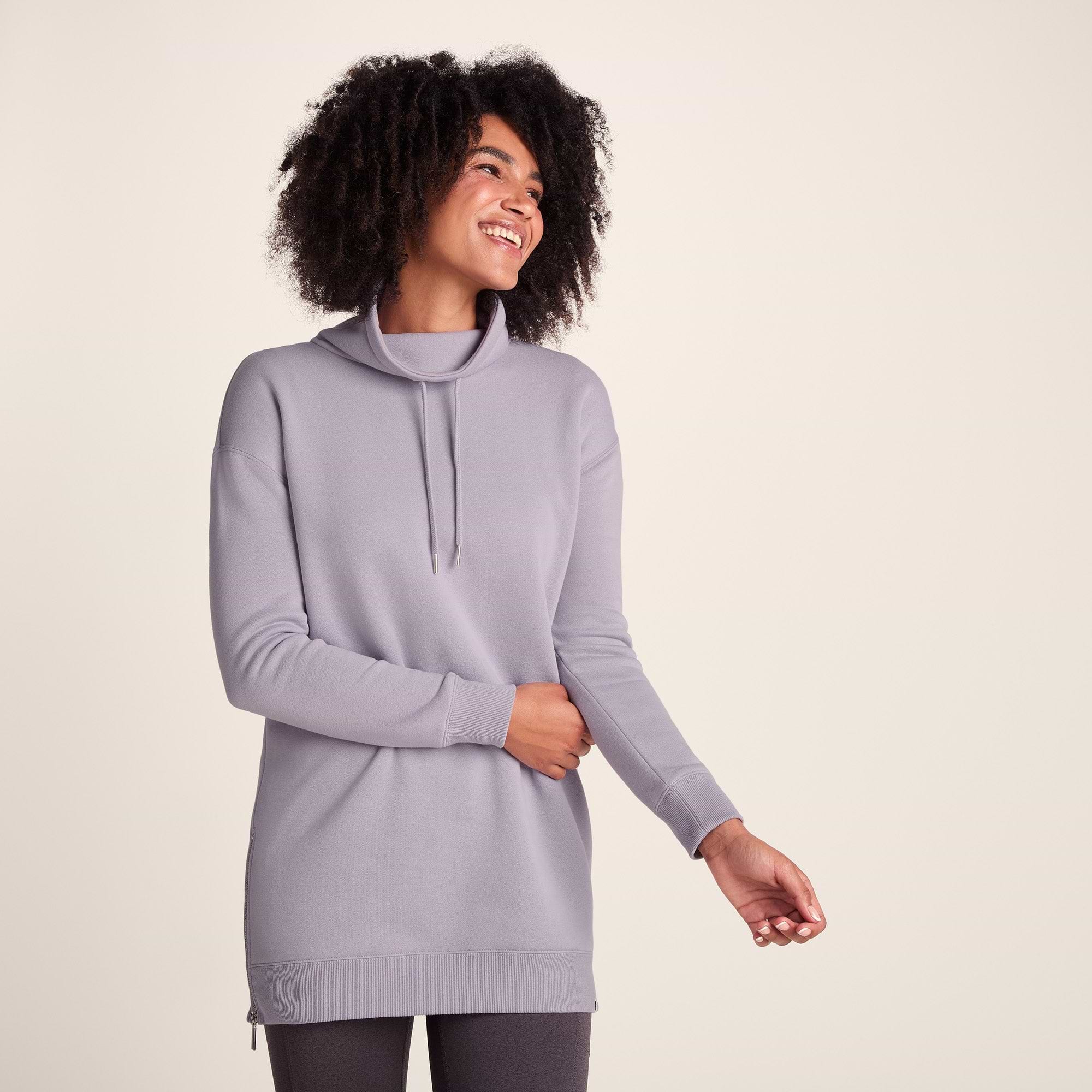 Drakeford Womens Supersoft Longline Sweat - Lavender Grey – TOG24