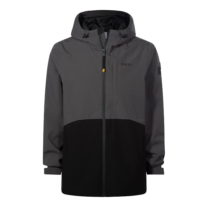 Ellon Mens Waterproof Jacket - Black/Deep Slate