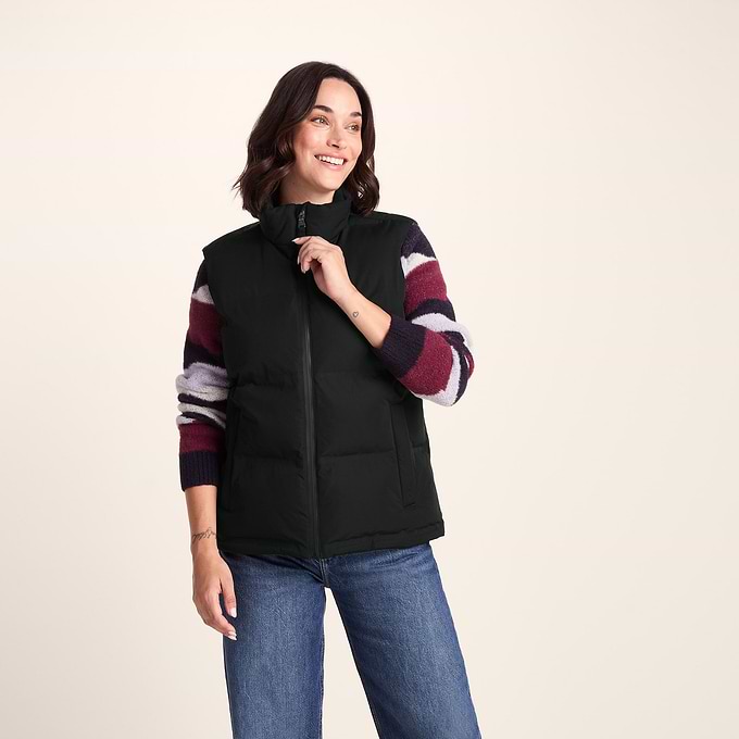 Elyna Womens Shower Resistant Insulated Gilet - Black