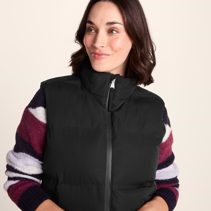Elyna Womens Shower Resistant Insulated Gilet - Black