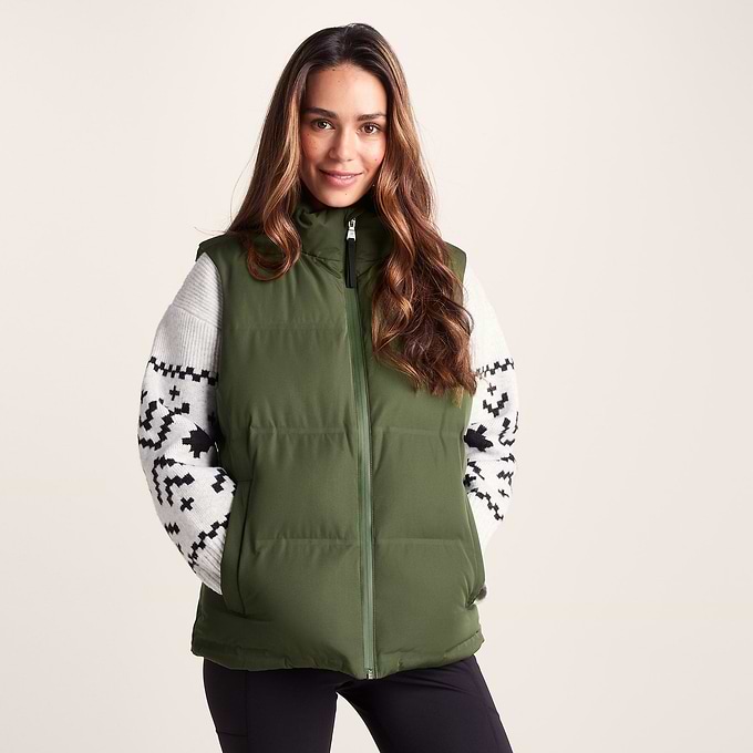 Elyna Womens Shower Resistant Insulated Gilet - Dark Green