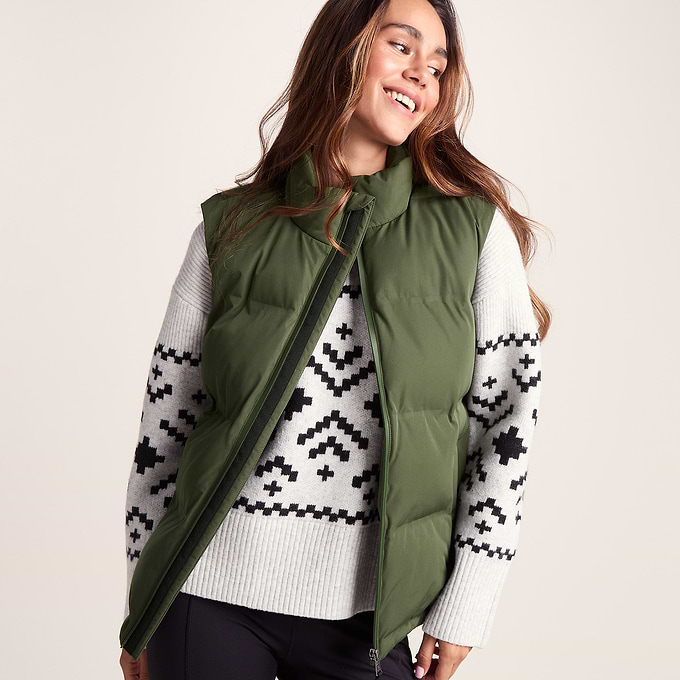 Elyna Womens Shower Resistant Insulated Gilet - Dark Green