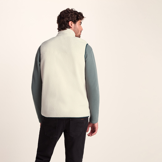 Evan Mens Sherpa Gilet - Warm Cloud