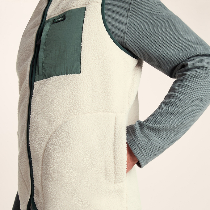 Evan Mens Sherpa Gilet - Warm Cloud