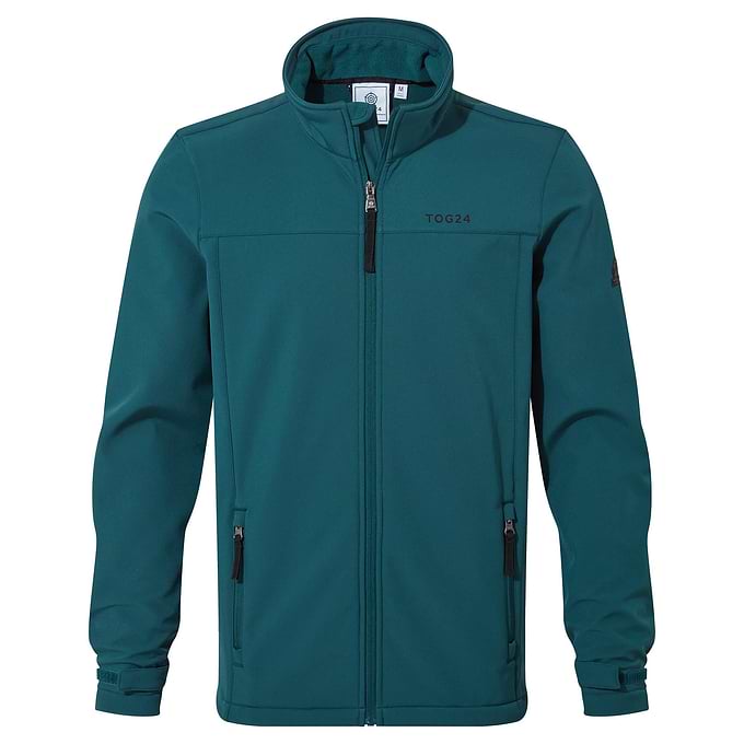 Feizor Mens Shower Resistant Softshell Jacket - Petrol Green