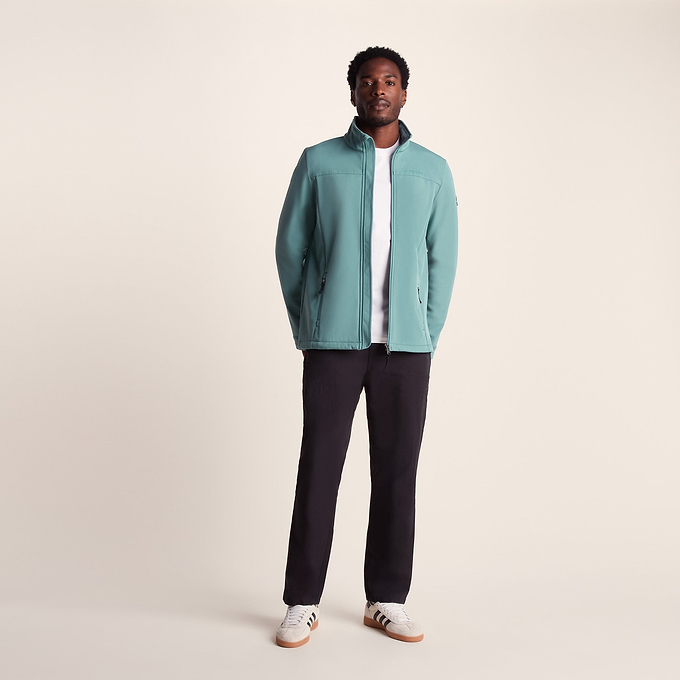 Feizor Mens Shower Resistant Softshell Jacket - Hydro Blue