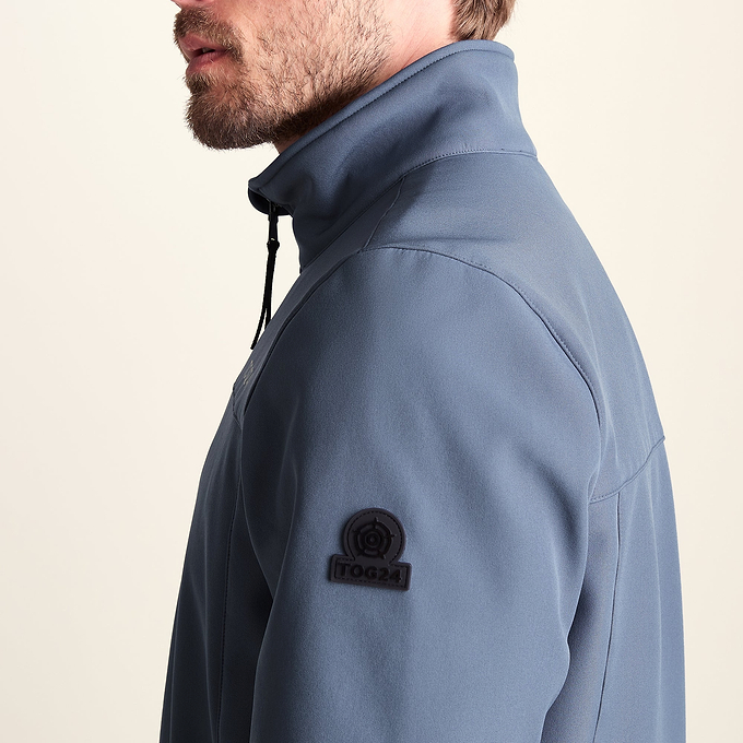 Feizor Mens Shower Resistant Softshell Jacket - Smokey Blue