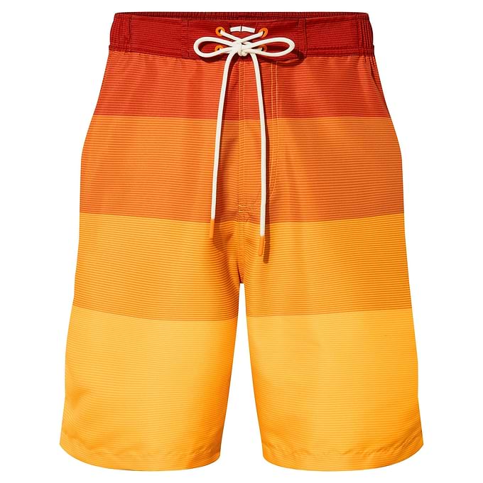 Felix Mens Swimshorts - Tangerine Stripe