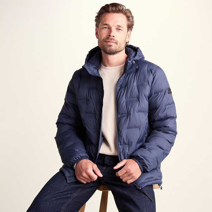 Fender Mens Shower Resistant Insulated Jacket - Dark Indigo