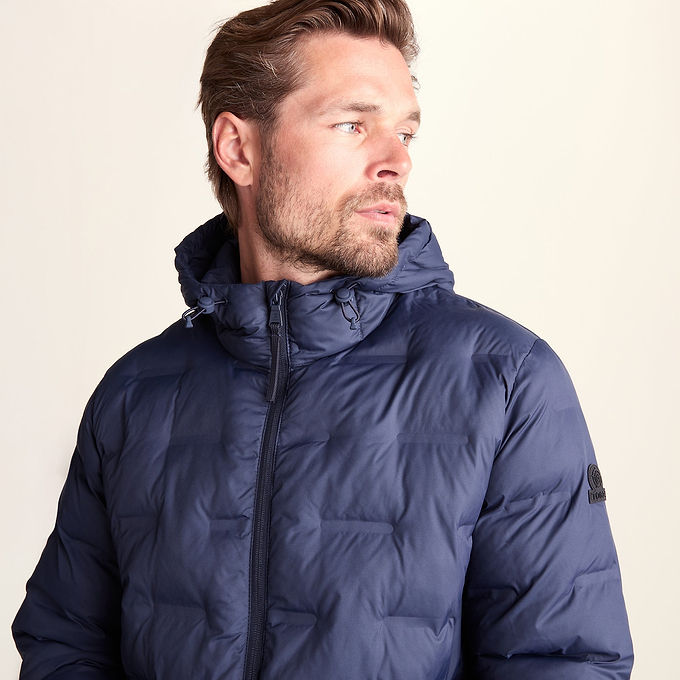 Fender Mens Shower Resistant Insulated Jacket - Dark Indigo