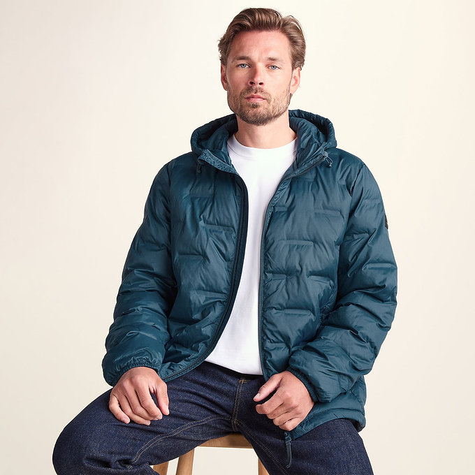 Fender Mens Shower Resistant Insulated Jacket - Petrol Green