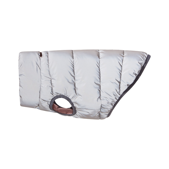 Fetch Padded Dog Coat - Faded Pink/Ice Grey/Washed Blue