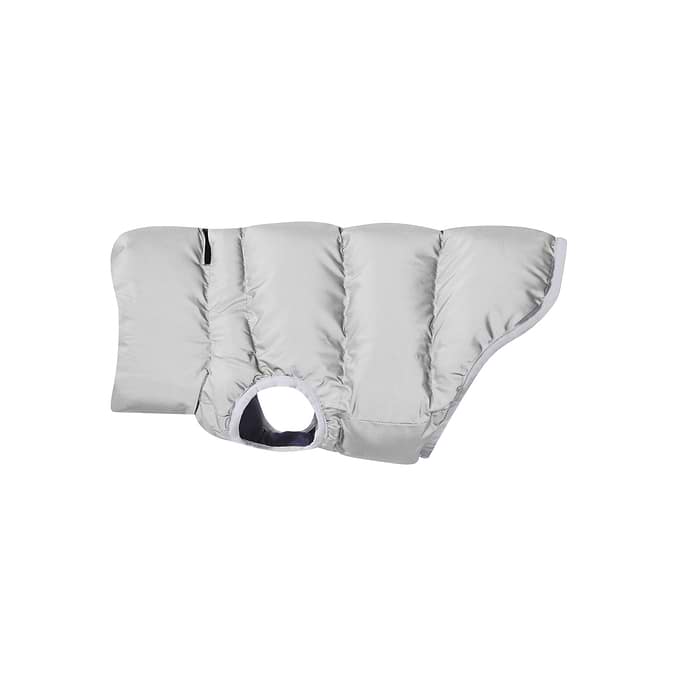 Fetch Padded Dog Coat XS - Oxford Blue/Light Mist/Lavender Grey