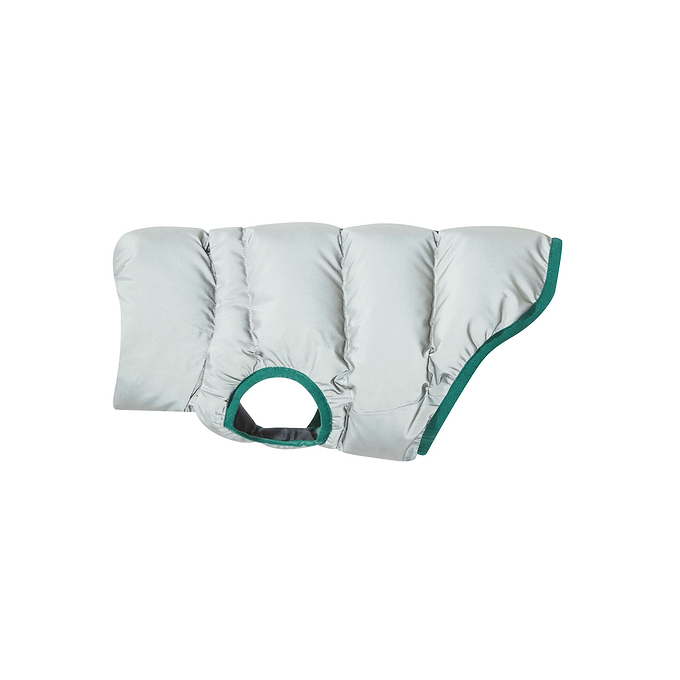 Fetch Padded Dog Coat XS - Dark Indigo/Mahogany Orange/Dark Turquoise
