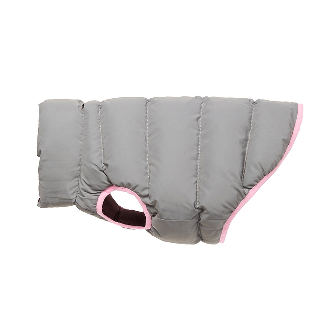 Fetch Padded Dog Coat - Huckleberry/Sandy Pink