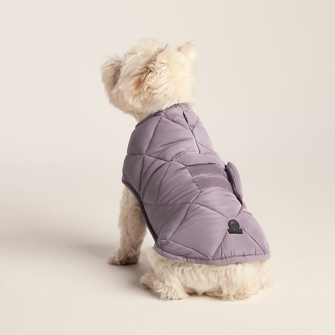 Fido Padded Dog Coat S - Dusky Lilac