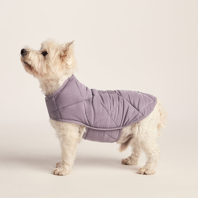 Fido Padded Dog Coat S - Dusky Lilac