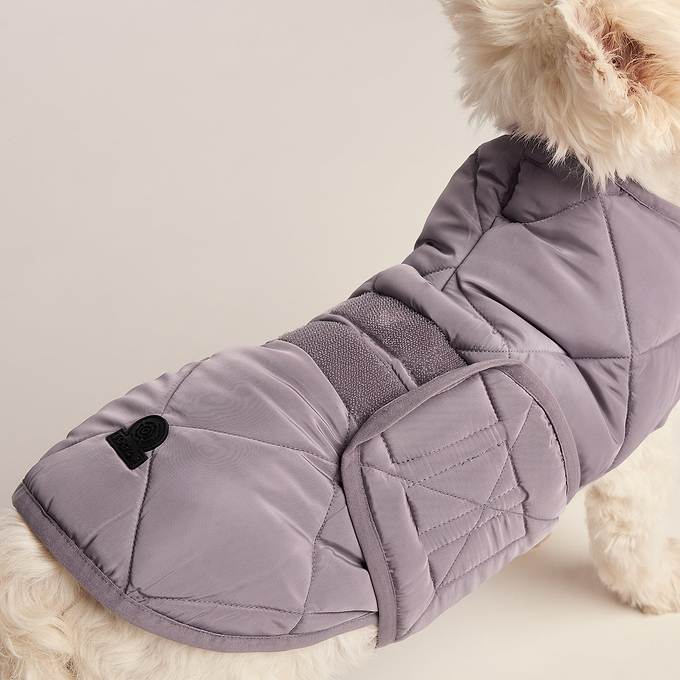 Fido Padded Dog Coat S - Dusky Lilac