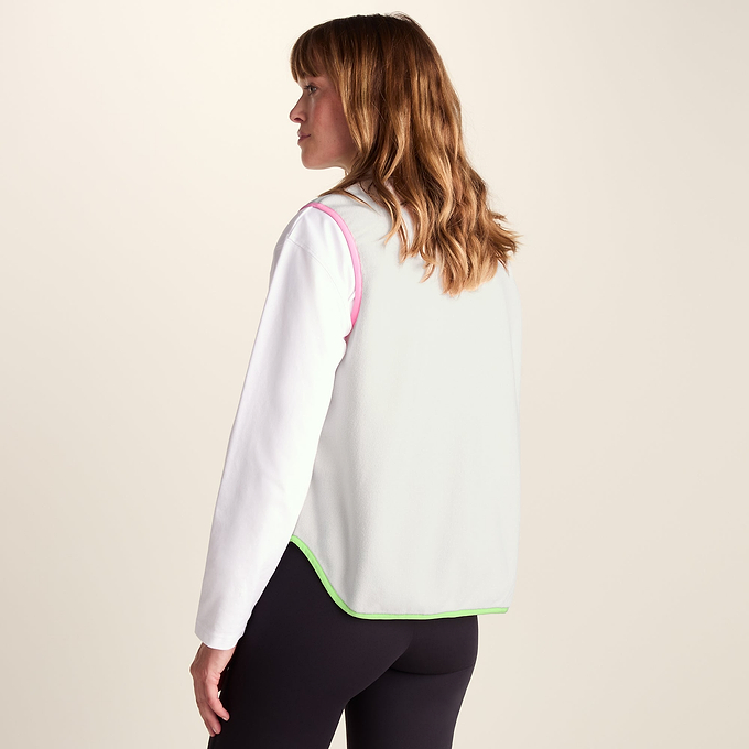 Fletcher Womens Midweight Microfleece Gilet - Vanilla