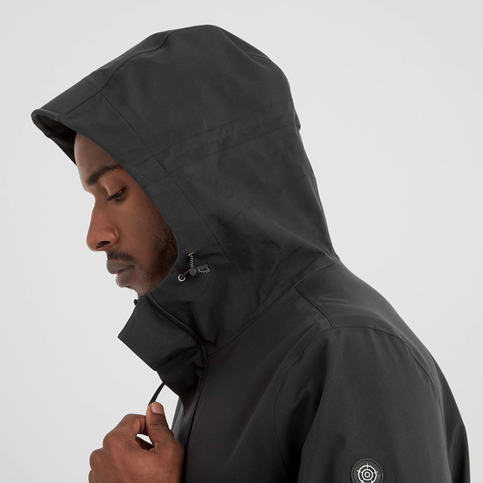 Flynn Mens Waterproof Jacket - Black