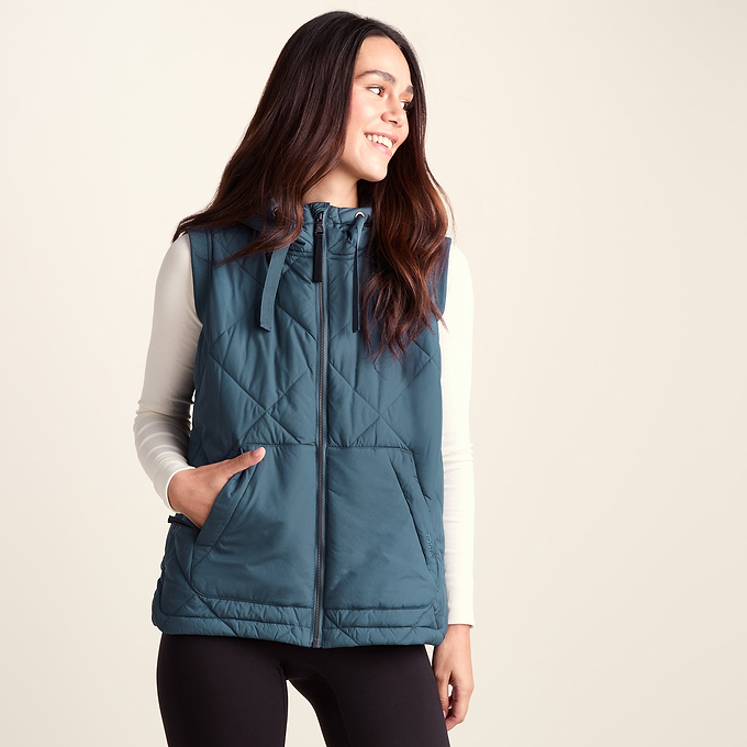 Fozard Womens Lightweight Insulated Quilted Gilet - Graphite