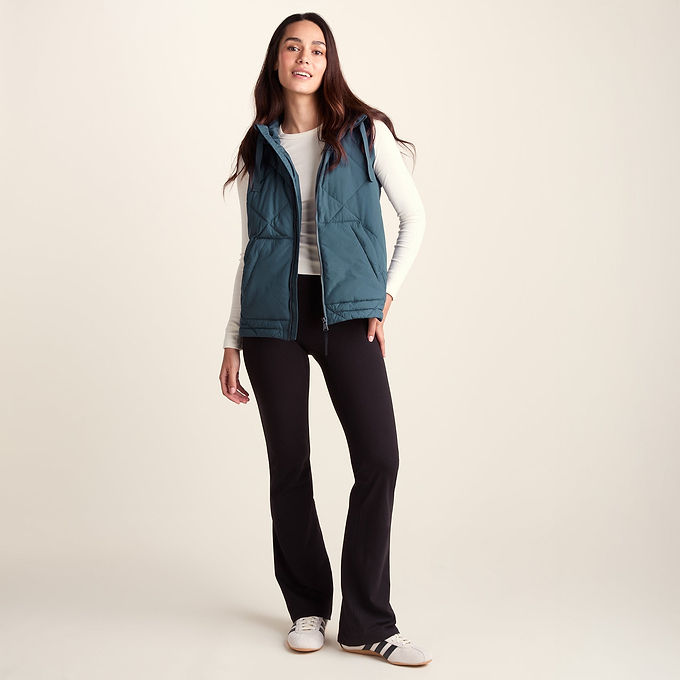 Fozard Womens Lightweight Insulated Quilted Gilet - Graphite
